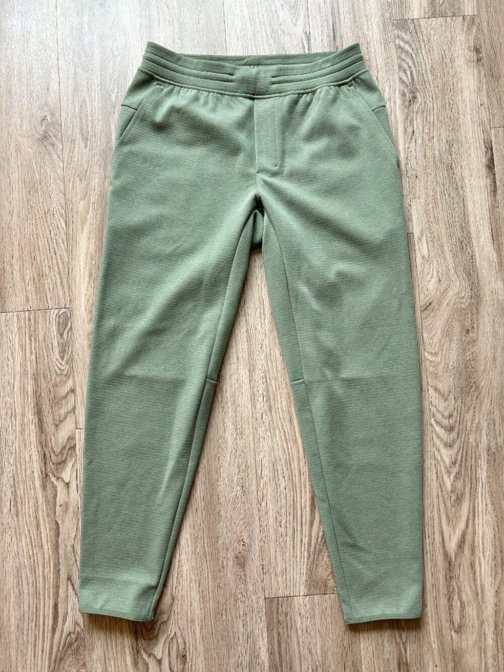 Lululemon Men's GridLiner Fleece Jogger Heathered Green Twill Size M LIKE NEW - Picture 4 of 10